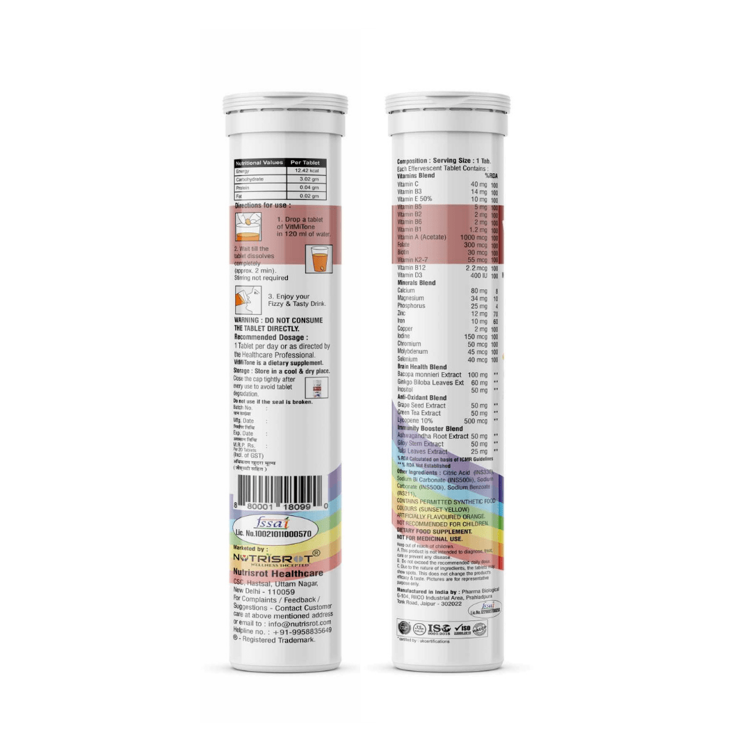 Nutrisrot Vitmitone Ingrediants