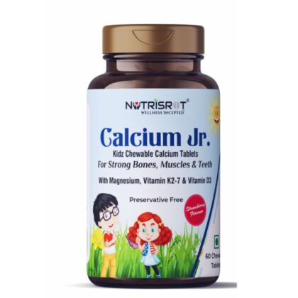 Calcium Jr. - Chewable Calcium Tablets for kids for Bone Growth & Development