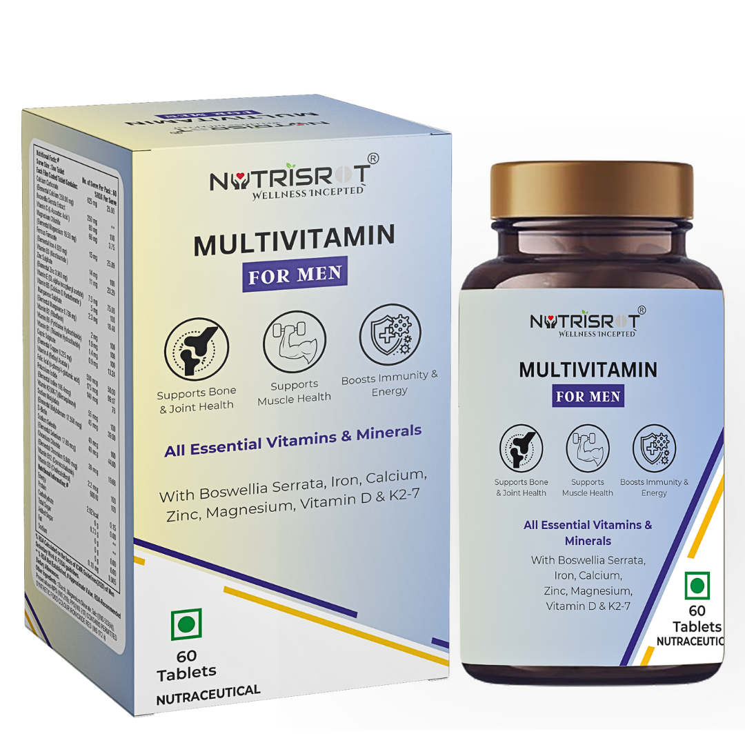 Multivitamin Tablets for Men with Boswellia Serrata